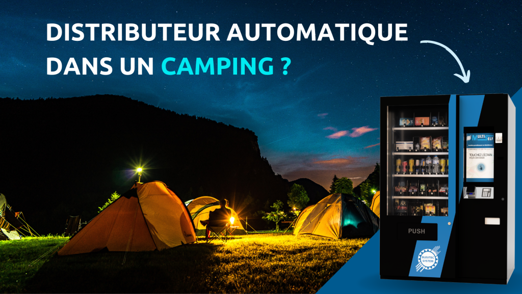 distributeur automatique dans un camping